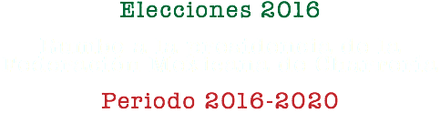 Elecciones 2016 Rumbo a la presidencia de la Federación Mexicana de Charrería Periodo 2016-2020