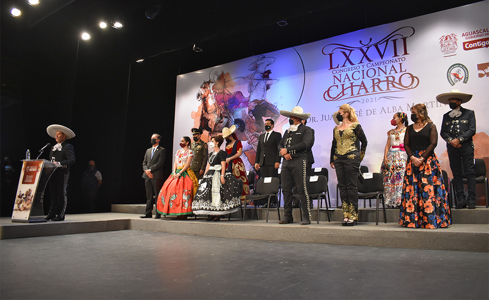 Ceremonia cívica de inauguración celebrada la noche del viernes en el Teatro Morelos de Aguascalientes